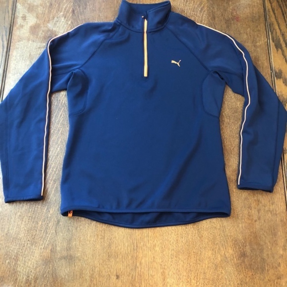 Puma Navy Quarter Zip Pullover